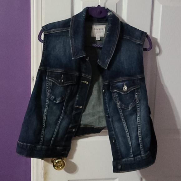 torrid jean vest